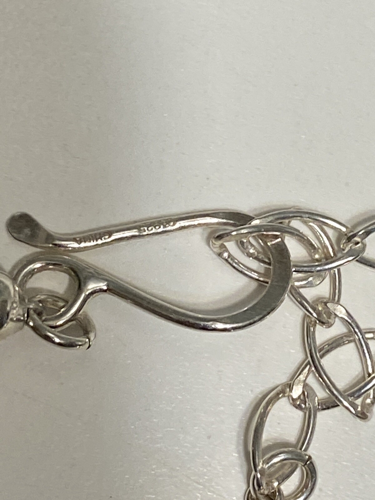 Signed Jay King DTR 925 Sterling Silver Beaded Necklace And Pendant