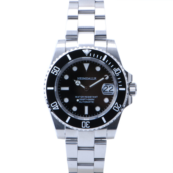 Heimdallr Sharkey Sub NH35A Dive 300M Automatic Watch C3 316L 40.5mm Cyclop Date