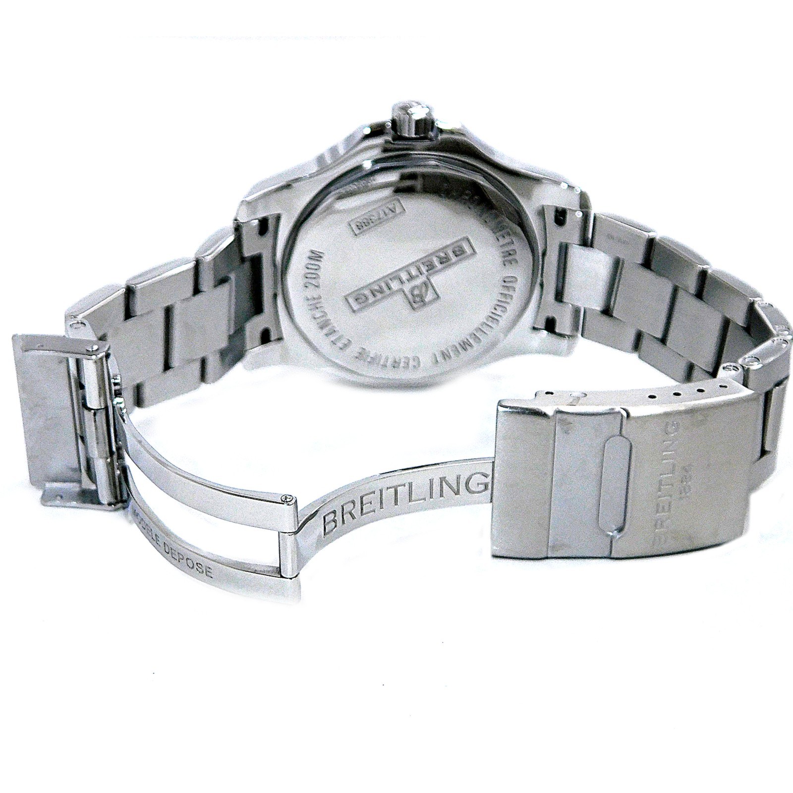 BREITLING Colt A17388 S. Steel Automatic Men’s Watch #1355B