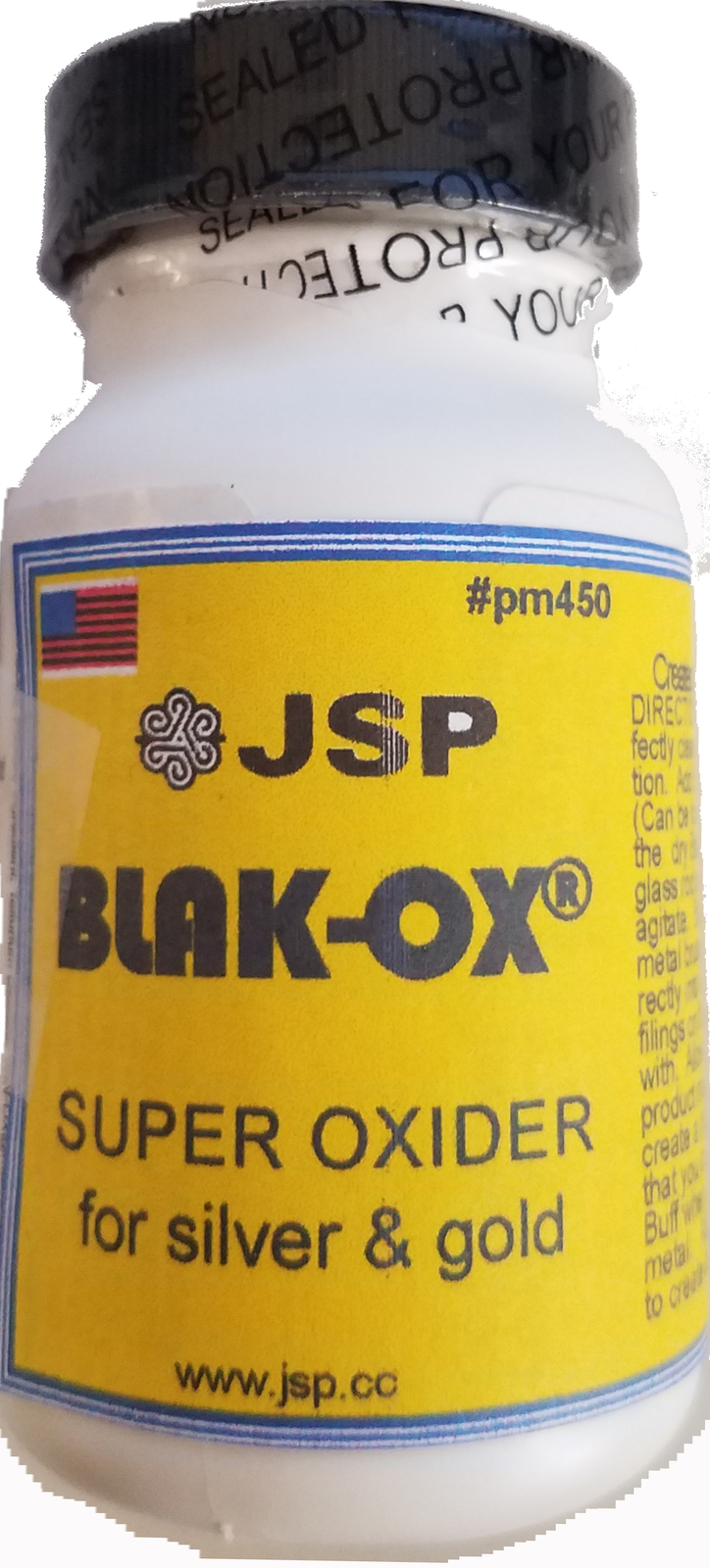 JSP® BLAK-OX® silver/gold oxidizer (safe to ship) 3 oz(pm450)