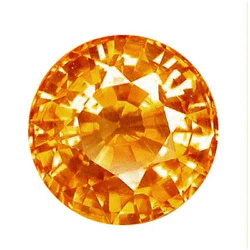 CERTIFIED Natural Orange Earth Mined Diamond 3.05 Ct Round VVS1/ 9.5 mm
