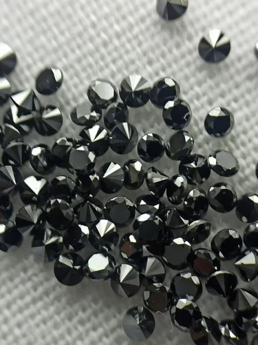Loose BLACK Moissanite Diamond LOT 1.70 MM D , IF 45 PCS Approx. Certified