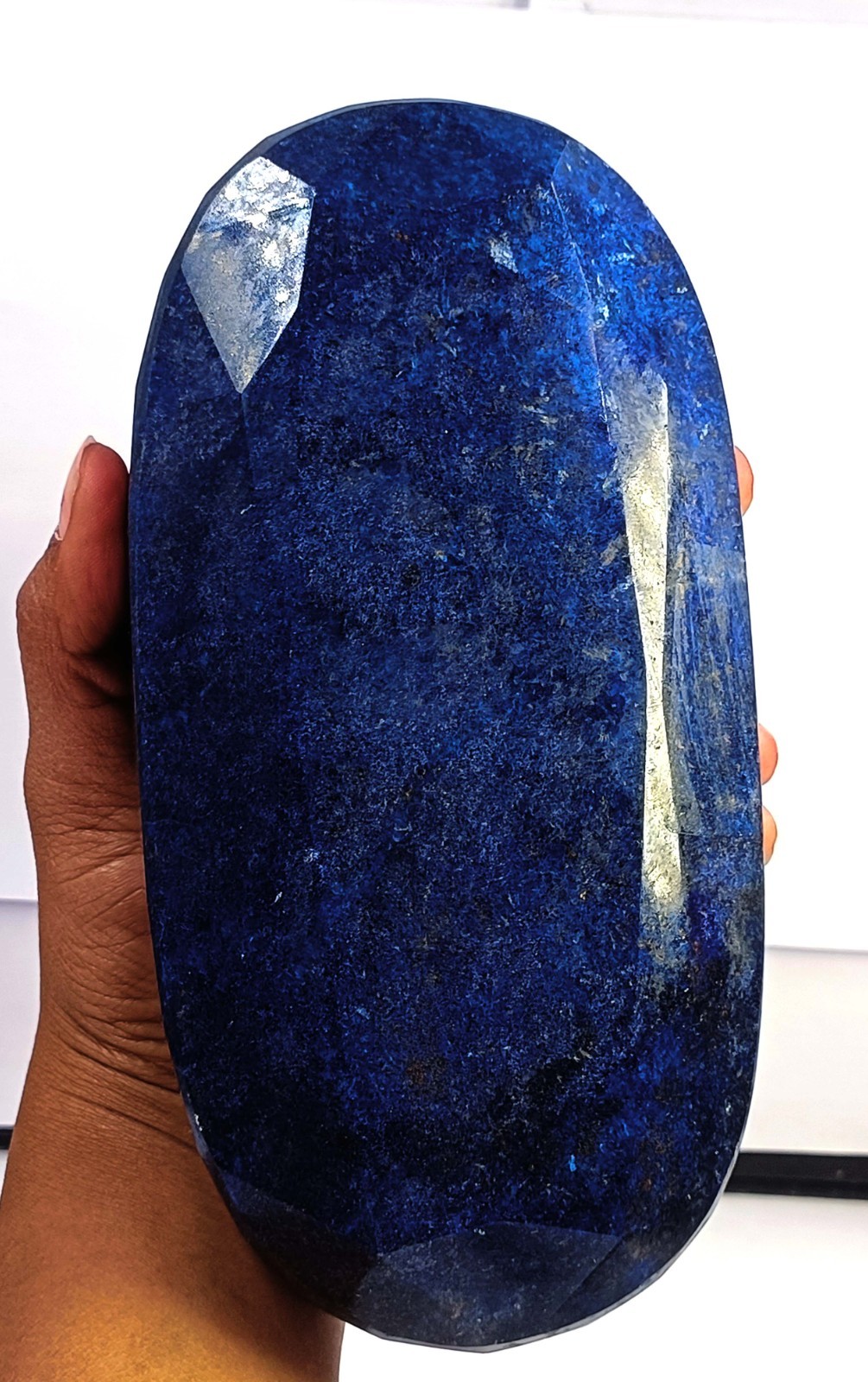 Awesome Quality 10509 Ct Natural Blue Sapphire Oval Shape IGL Gemstone 6MHO
