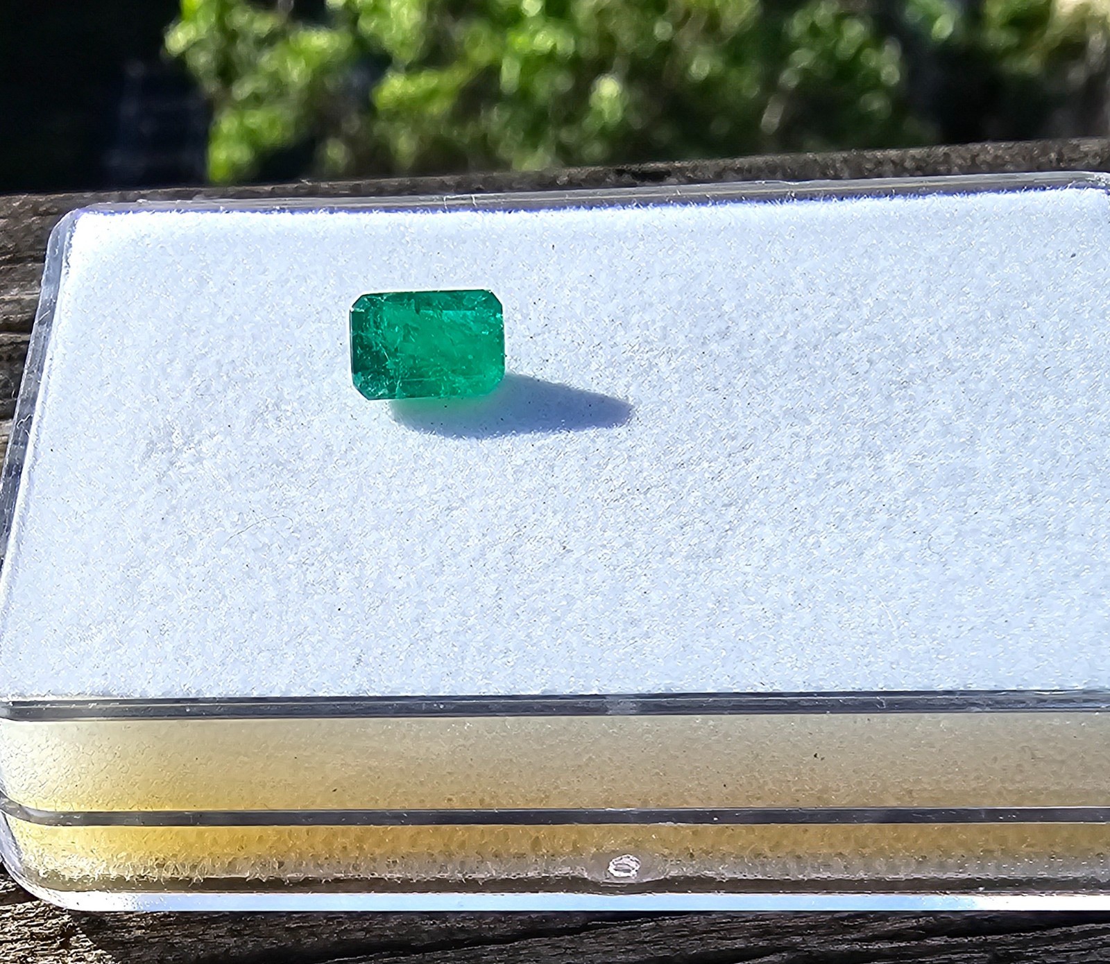 Emerald 6.9×4.7mm Emerald Cut Loose Gemstone!