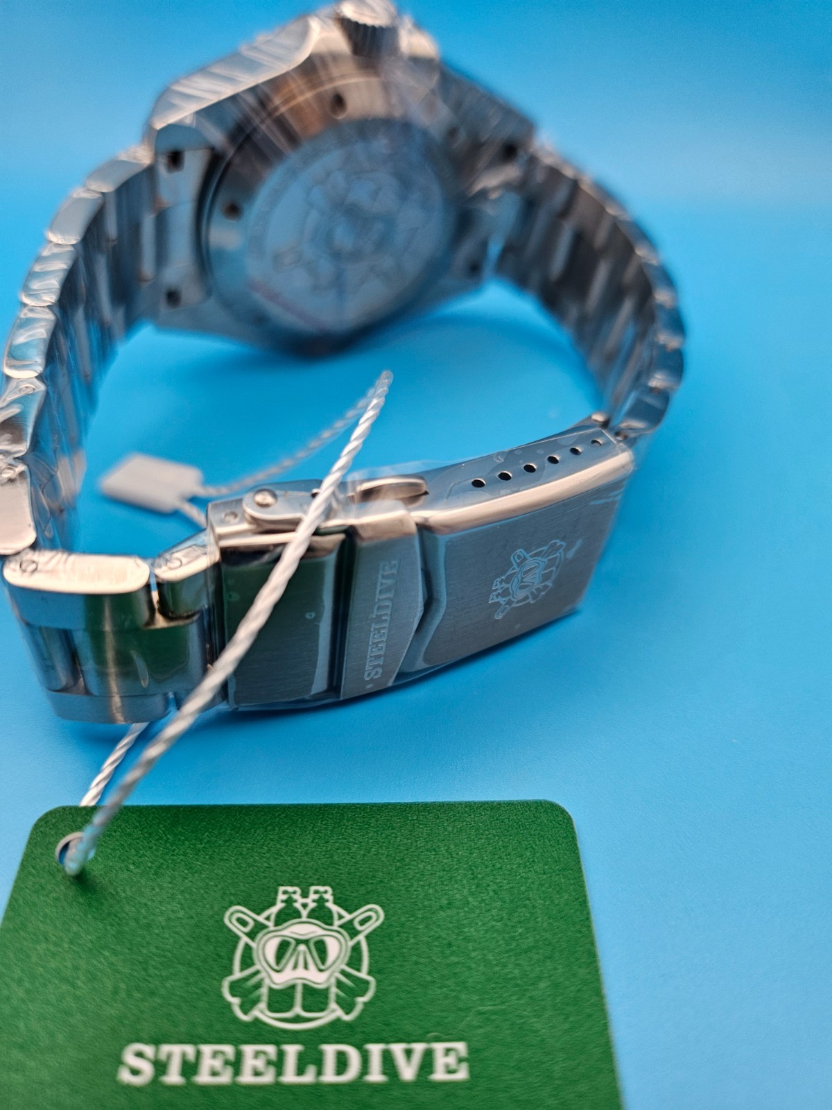 Steeldive SD1964 Blue Dial NH35 1000M Diver Sapphire 45.4mm HEV