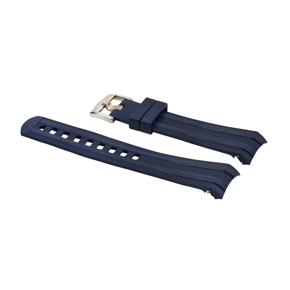 22MM SILICONE RUBBER STRAP FOR OMEGA SEAMASTER 300 BLUE COLOR TOP QUALITY