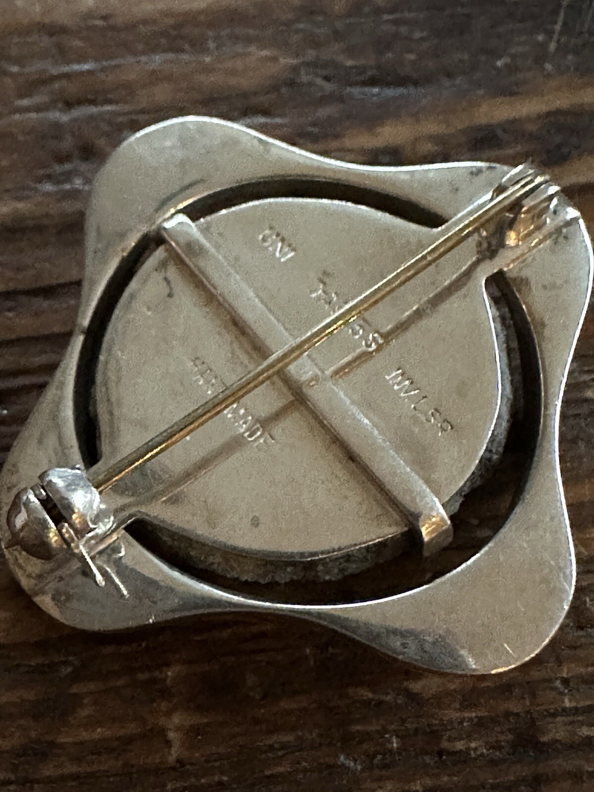 Vintage Uni David Andersen Sterling Silver Norway Liv Solnør Rognan Brooch