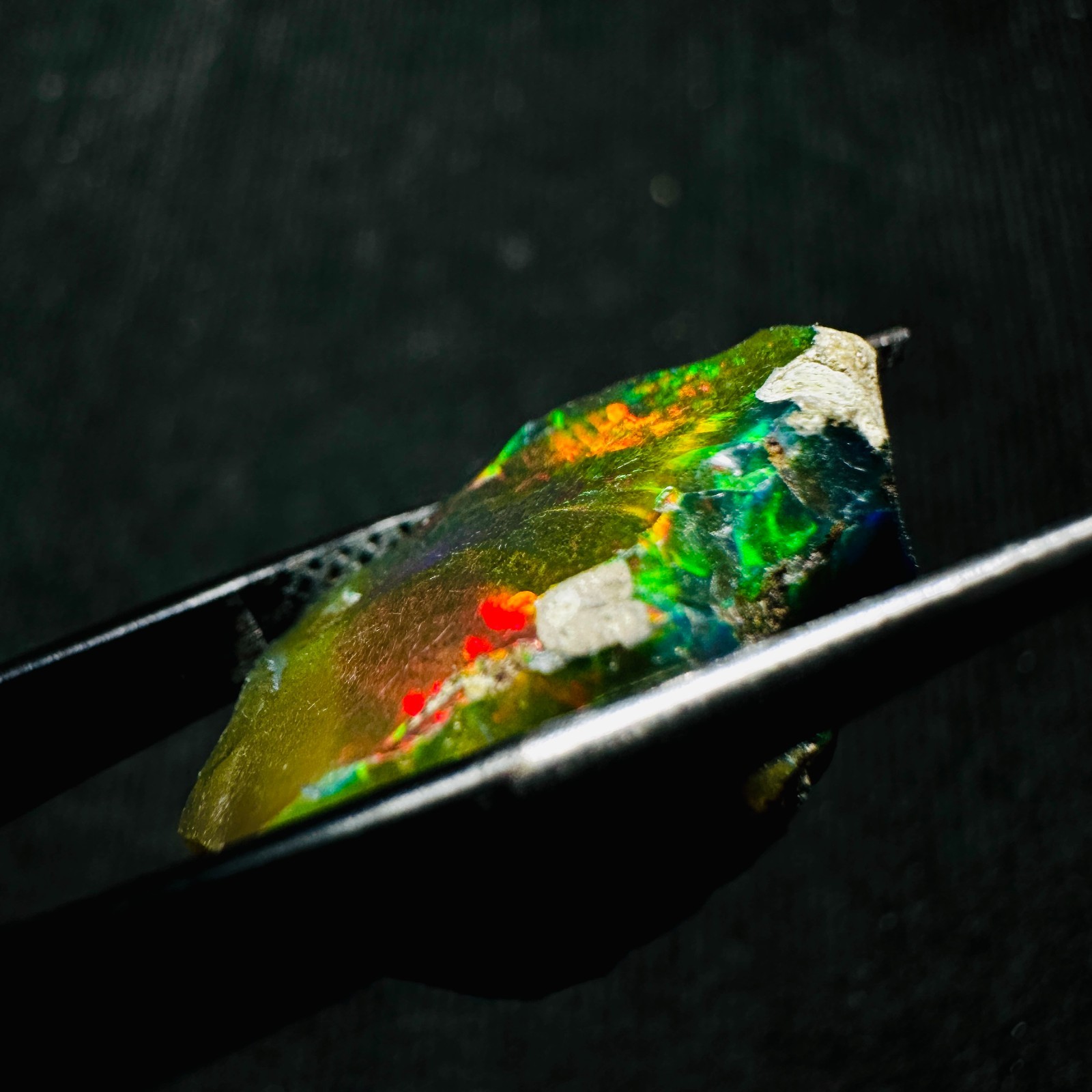 Natural Black Opal Rough Loose Raw Gem Cutting Stone For Collectors 10.00 CTS