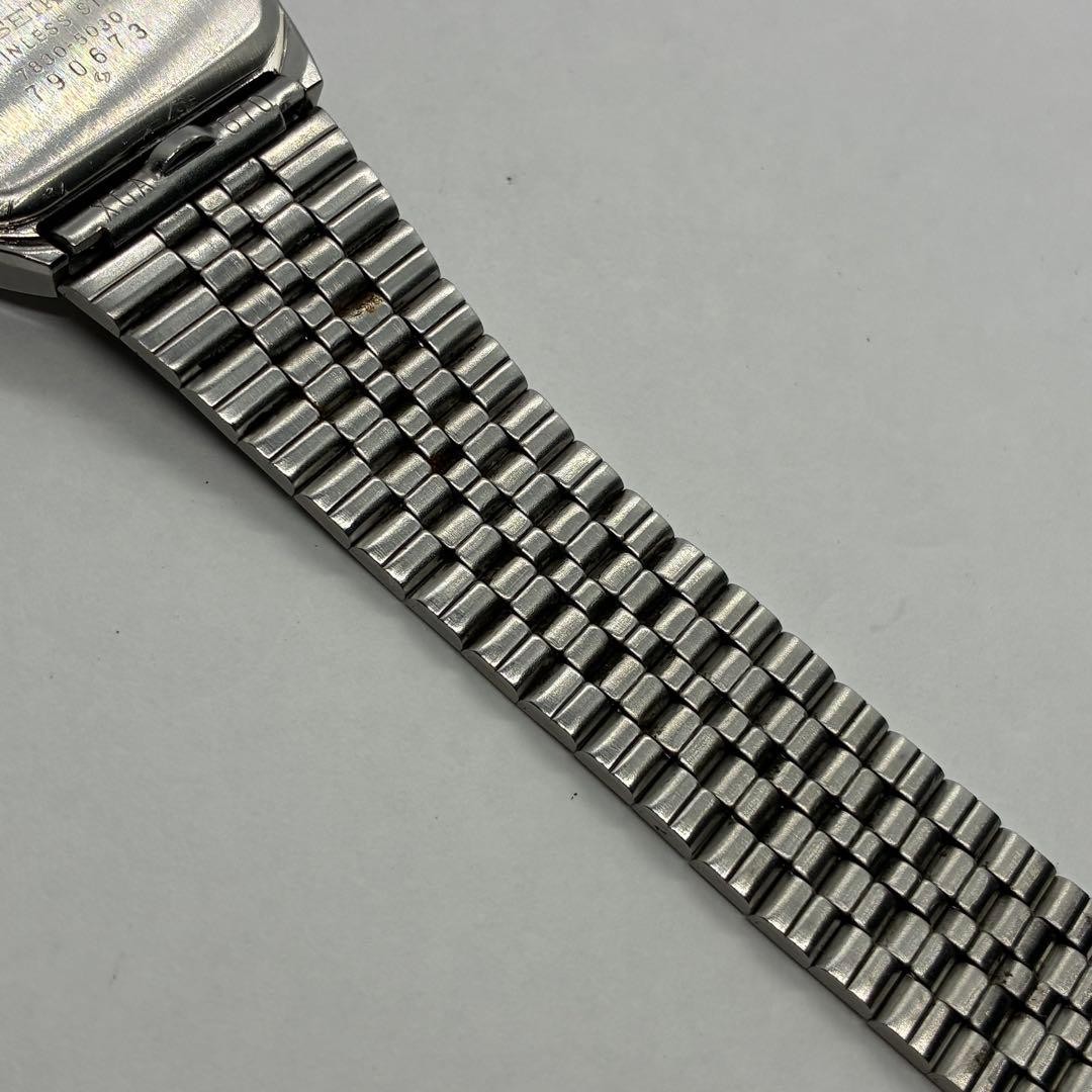 Seiko Quartz 7830-5030,new battery,working condition,item number2444 From Japan