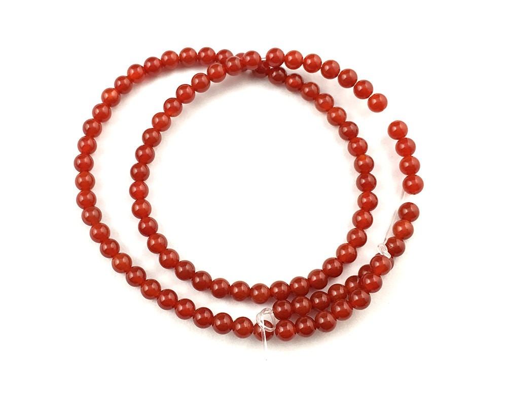 AA Carnelian Beads Natural Stone Beads For Jewelry Making 4mm 6mm 8mm 10mm 15”