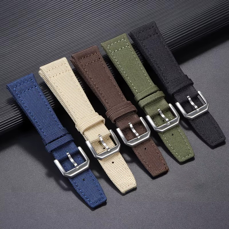 Nylon Canvas Watch Strap for IWC Pilot 20mm 21mm 22mm Waterproof Sport band