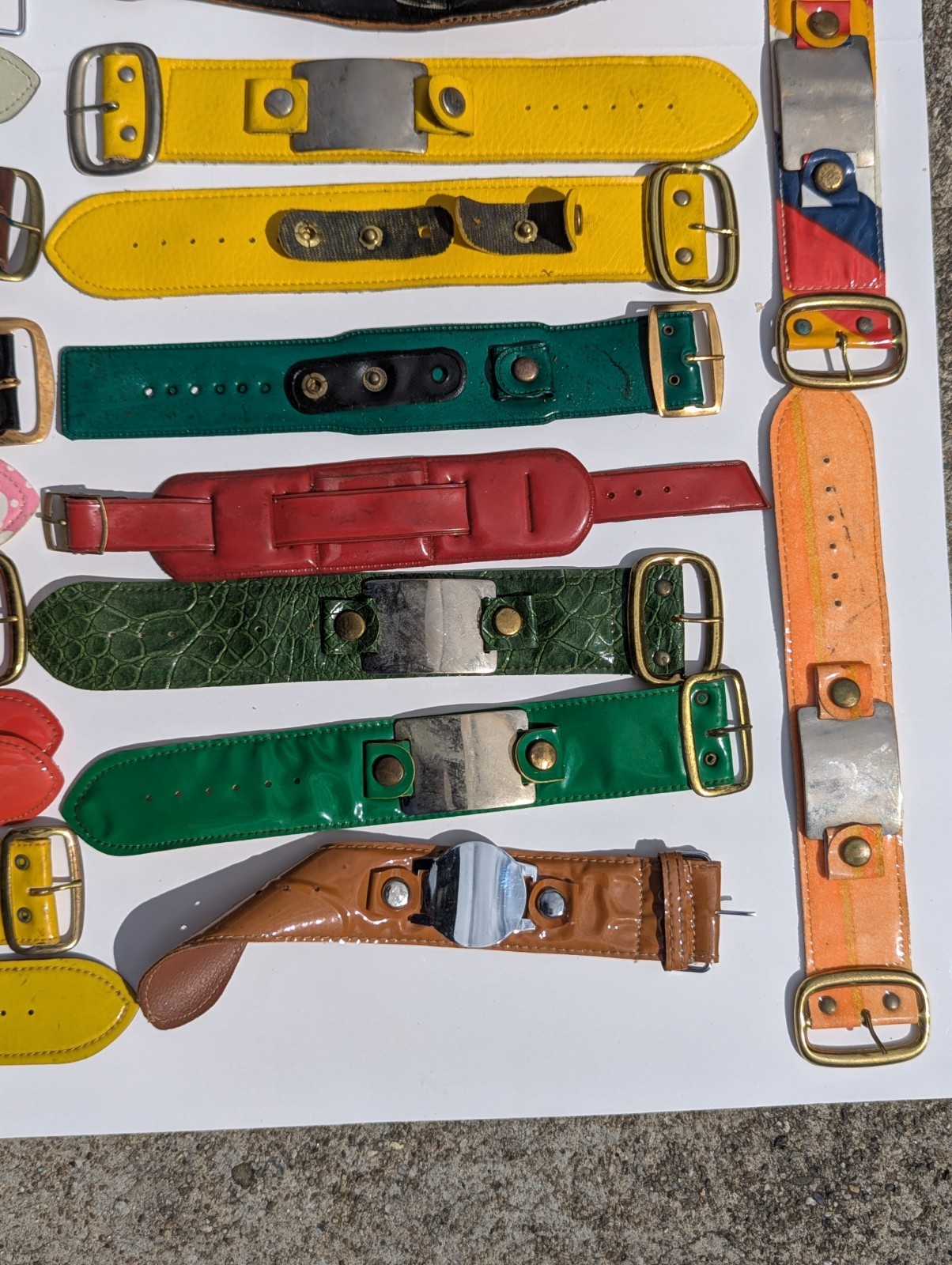 1960s – 1970s Mod / Hip Psychedelic Watch Bands – 37 Total