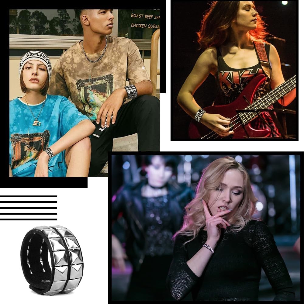 Studded Bracelet, Punk Bracelet, Spiked Bracelets, Emo Bracelets, Goth Bracelets