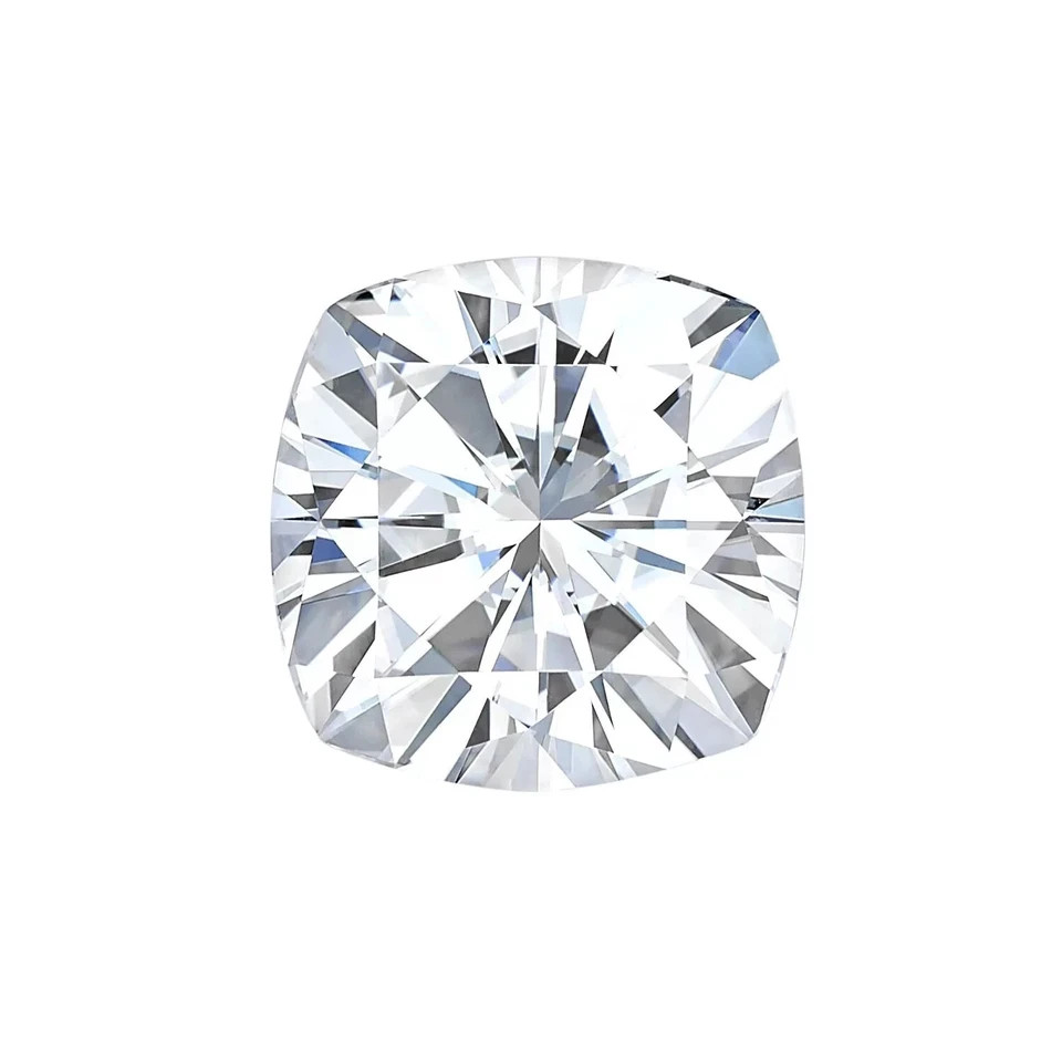 Natural White Diamond 2.30 CT Cushion Cut 8 mm VVS1 D Grade Certified Stone