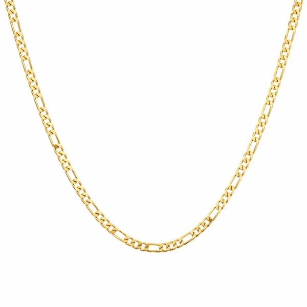 Diamond Cut Chain 18K Gold Filled Mariner Necklace 19.5″ Unisex Jewelry