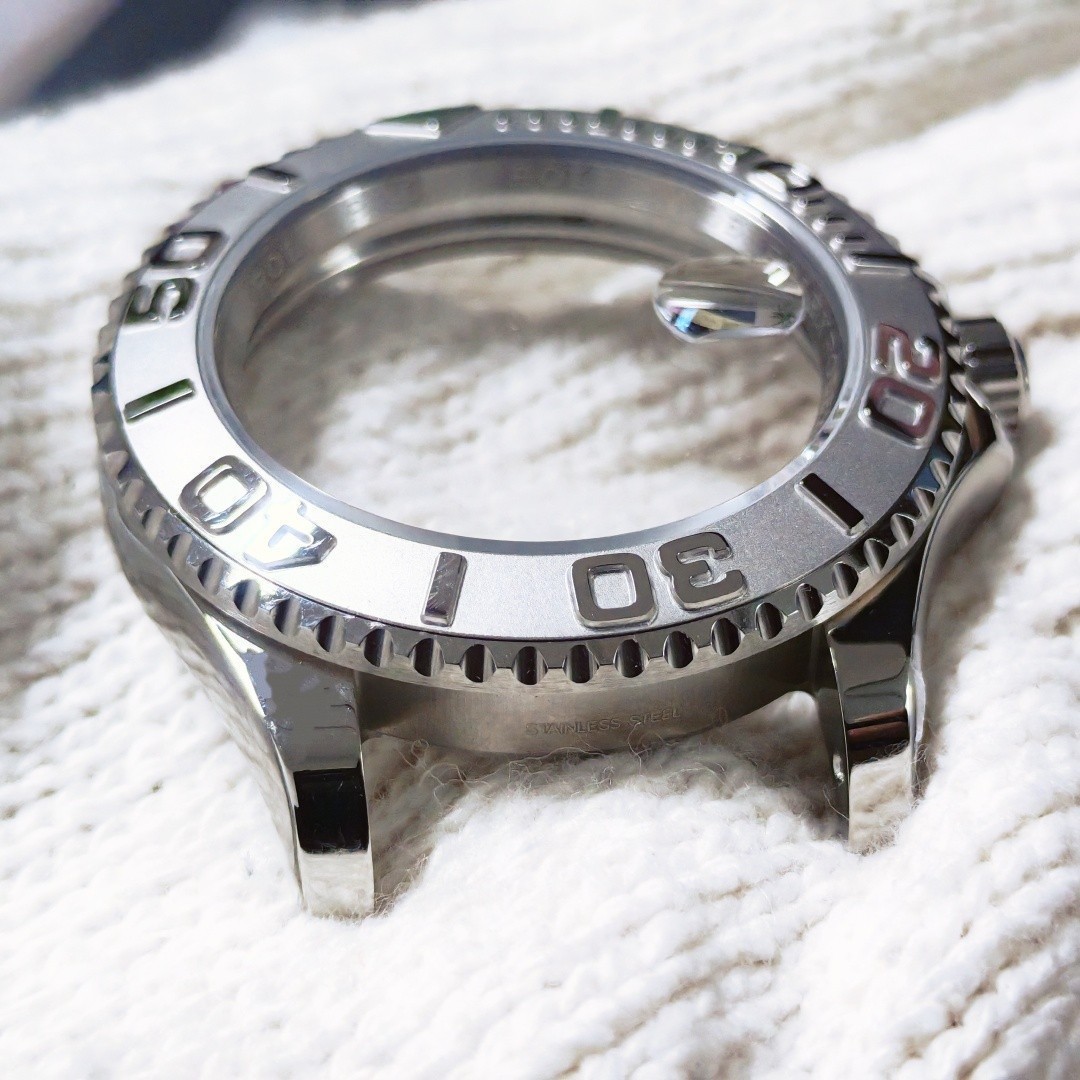 DIY 40MM Stainless Steel Watch kit For 2824 2836 3135 After-sales Accessories