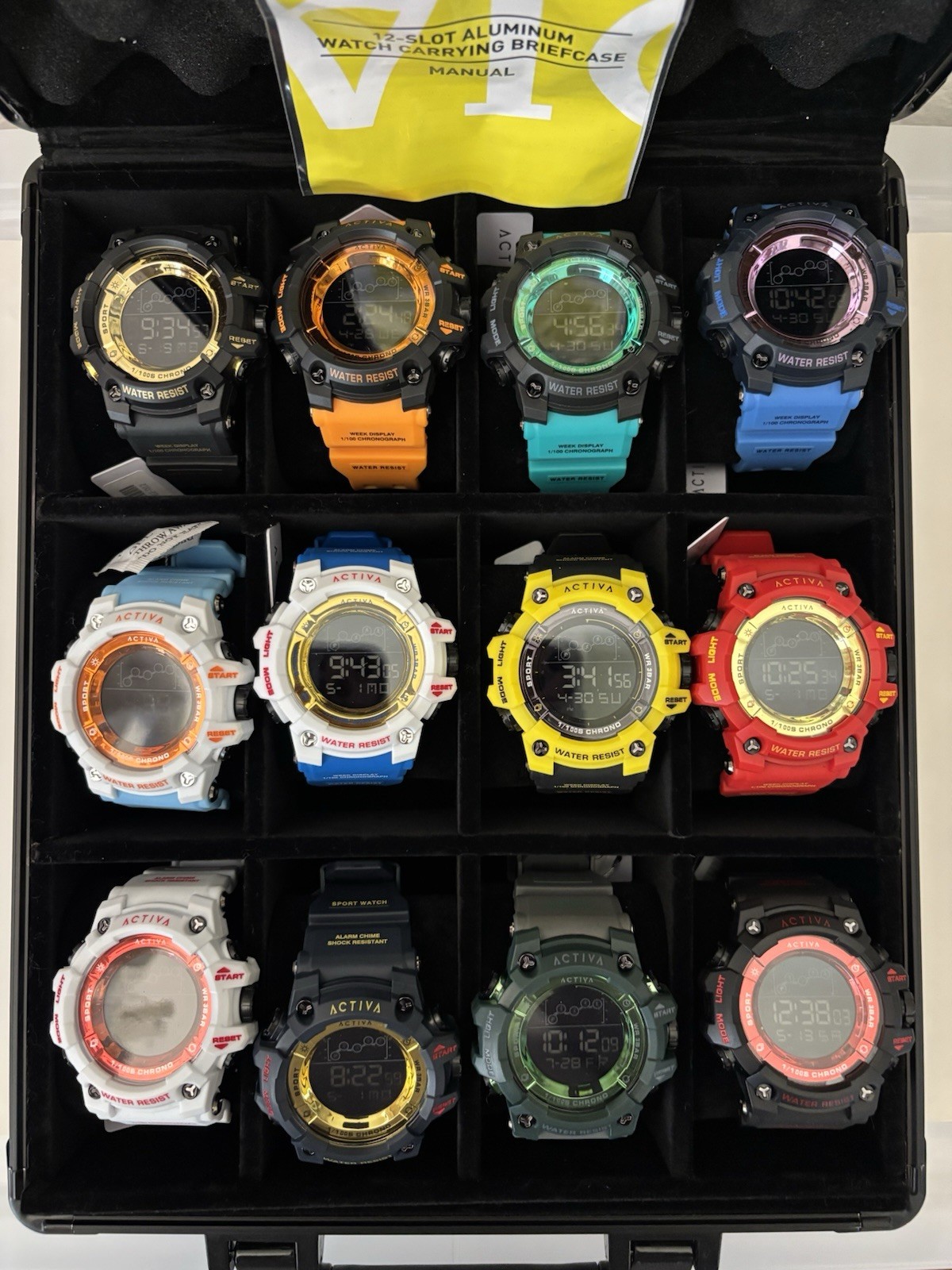 Invicta Racing Watch Bundle – 12 Watch Limited Collectors Set – Case – NEW