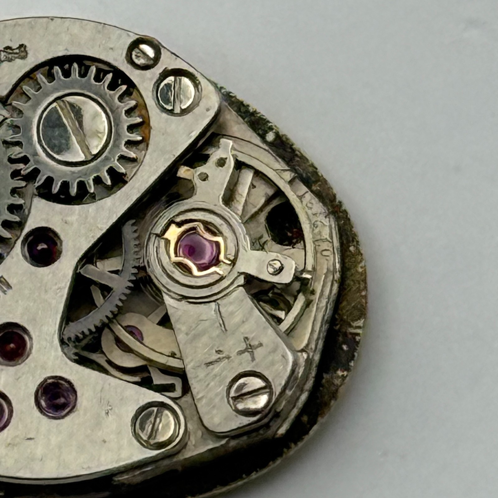 FHF 69-21 Watch Movement Baume 17 Jewels Swiss Manual Wind Parts Repair 15.3mm