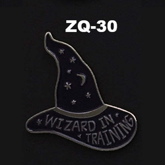 Wizard In Training Enamel Pin FREE USA Shipping ZQ-30