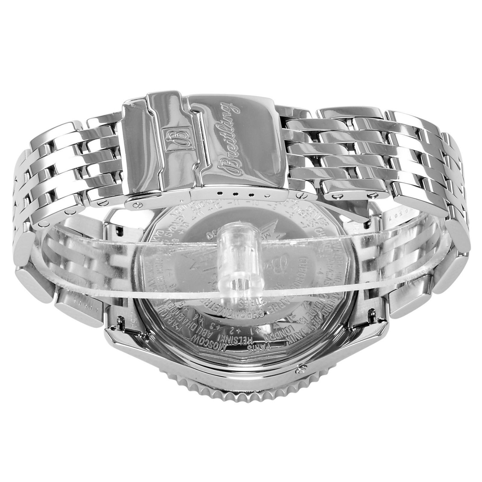 100% AUTHENTIC ORIGINAL BREITLING NAVITIMER 18mm Stainless Steel Polished LINK