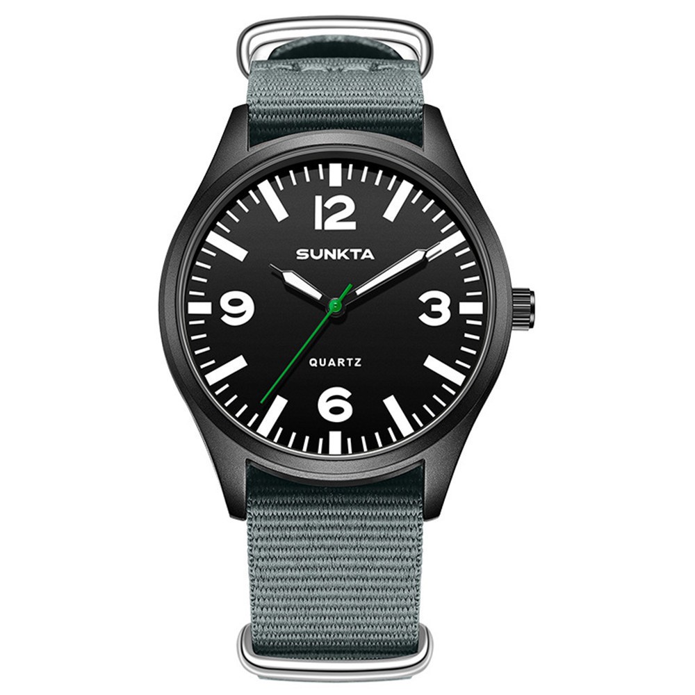 LIGE SUNKTA Men Quartz Watch Nylon Strap Wristwatch Boy Girl Outdoor Sport Watch