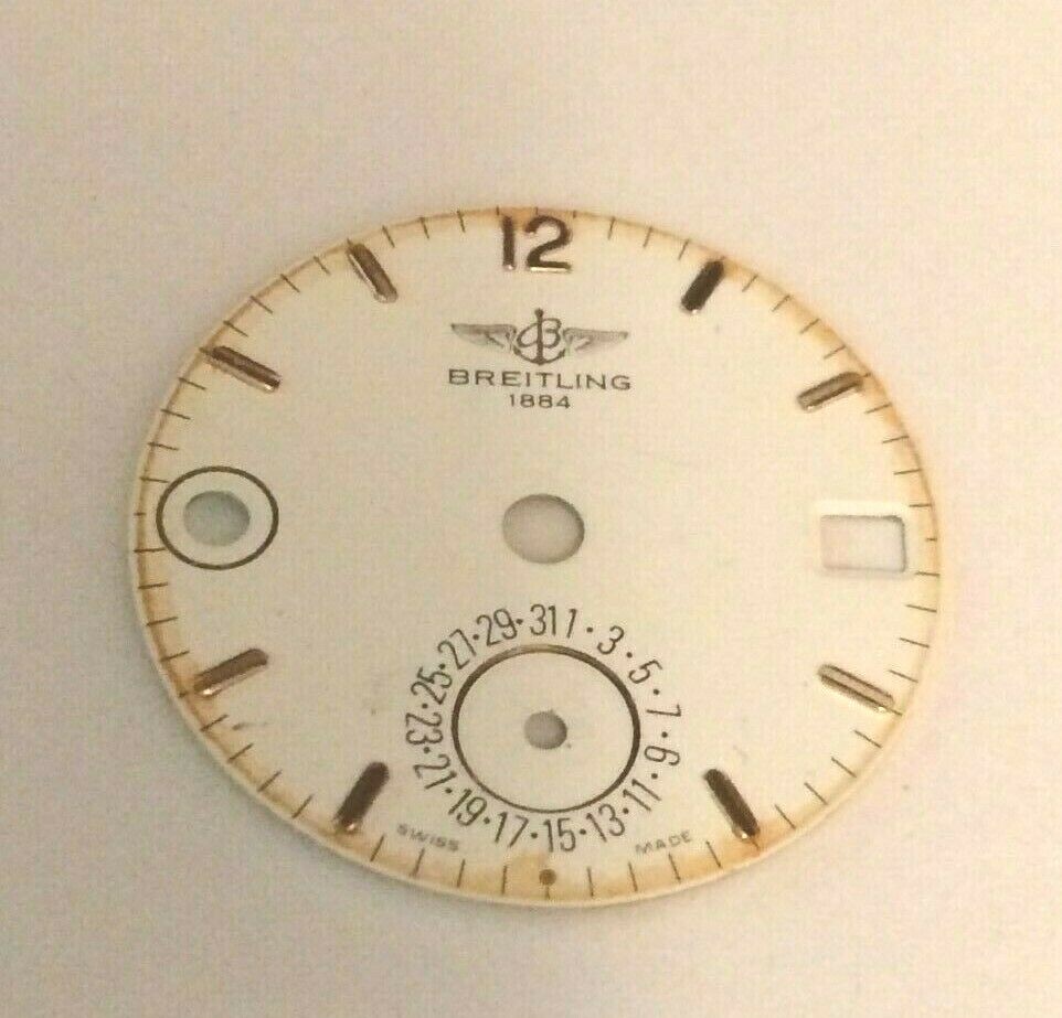 ORIGINAL BREITLING 1884 WHITE CREAM COLOR