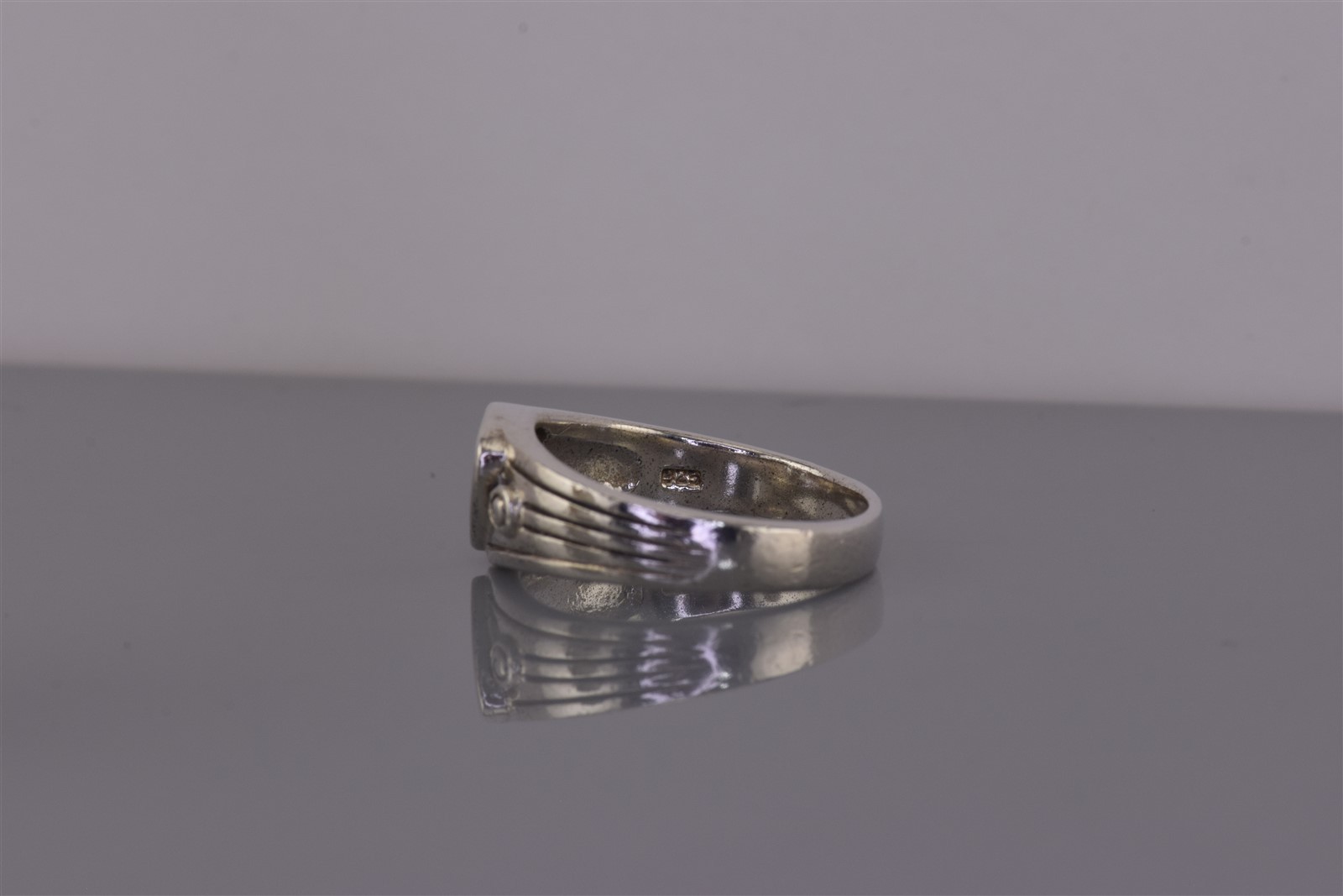 Peter Stone Sterling Silver 9mm Open Celtic Trinity Knot Band Ring 925 Sz: 9