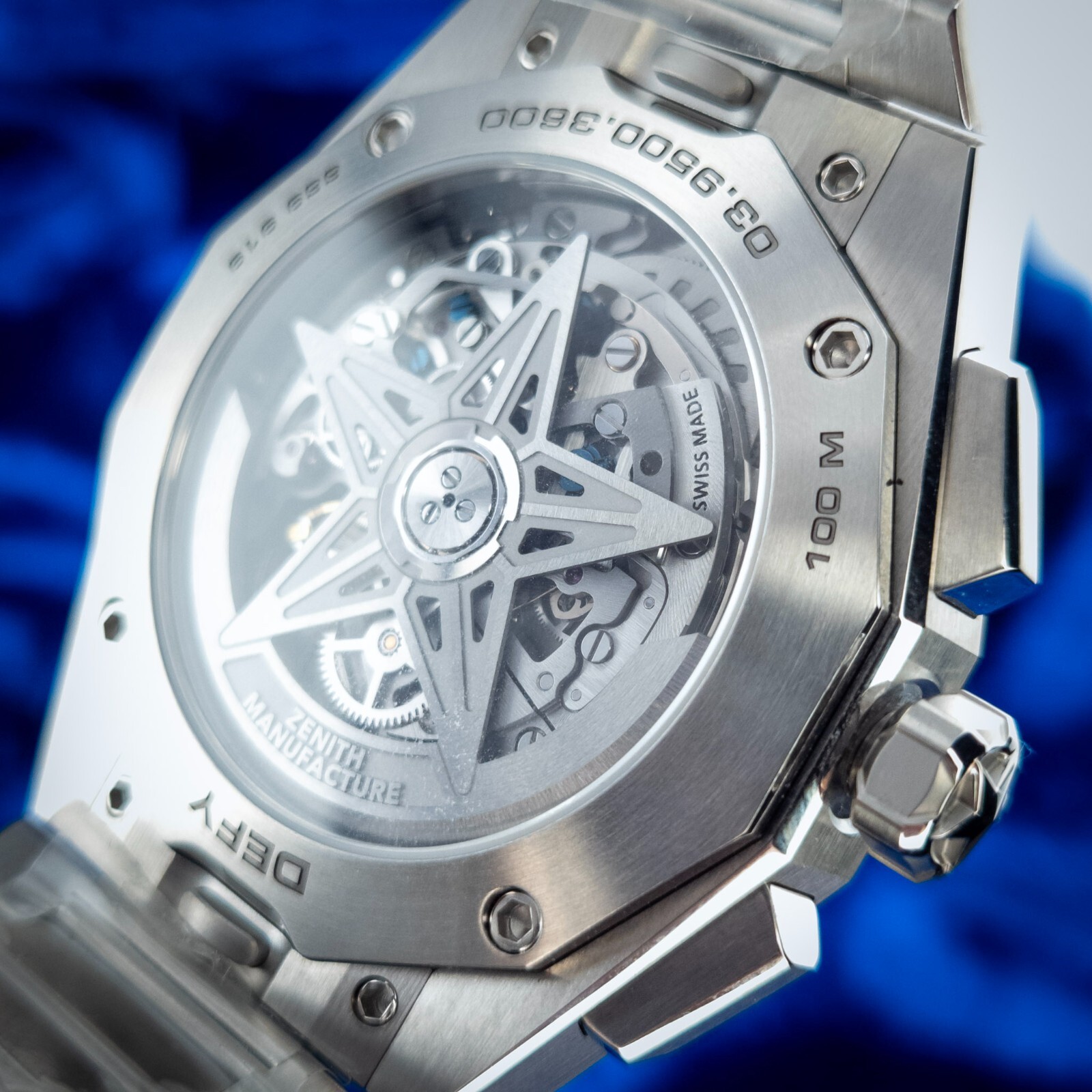 Zenith Defy El Primero Chrono 42mm 03.9500.3600/01.I001 New Stickered Full Set