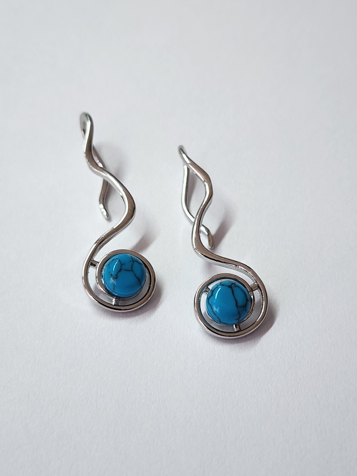 Vintage Drop Dangle Turquoise Earrings Fashion/ Boho Jewelry For Women