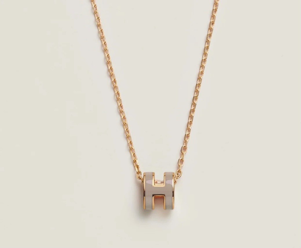 New Authentic Hermes Mini Pop H Pendant Necklace Accessory Jewellery Jewelry