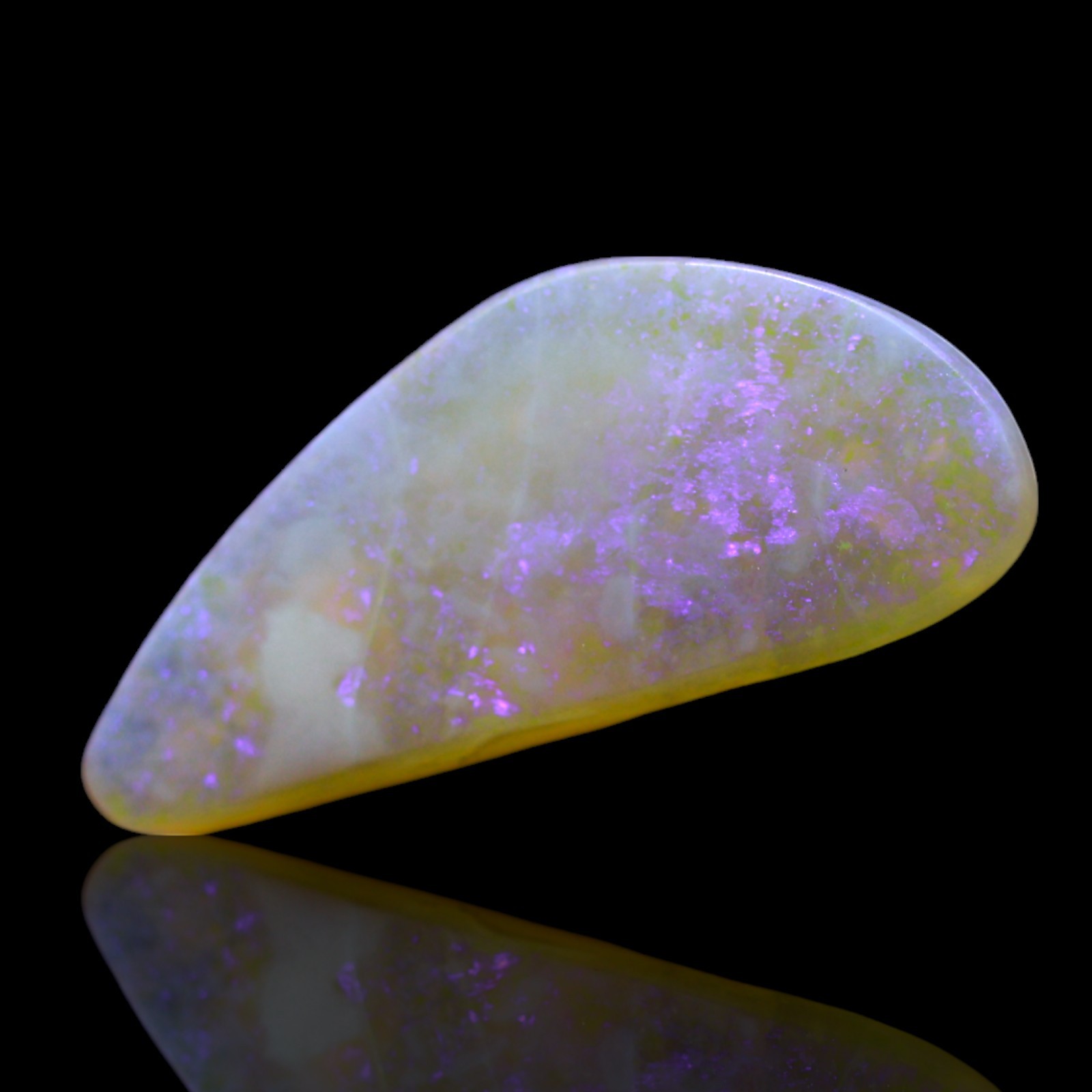 2.00 Cts Fire Opal Meditation Gemstone Jewelry Making Cabochon Natural 17x7x2 mm