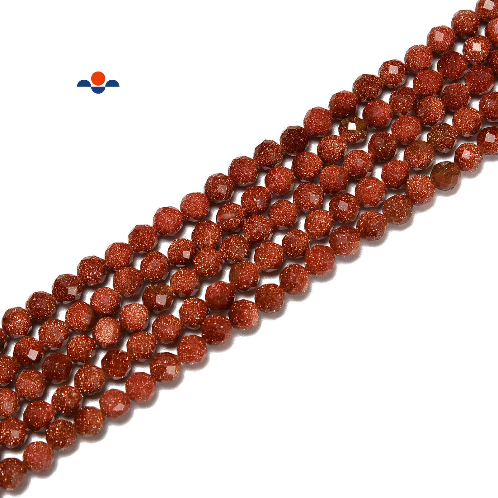 Gold Sandstone Faceted Round Beads Size 2mm 3mm 4mm 15.5” Strand