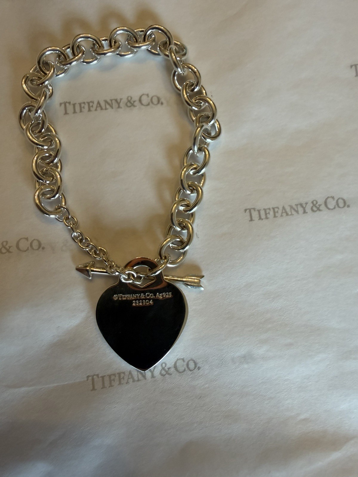Tiffany & Co. Return to Tiffany Lovestruck heart tag bracelet, 925 silver