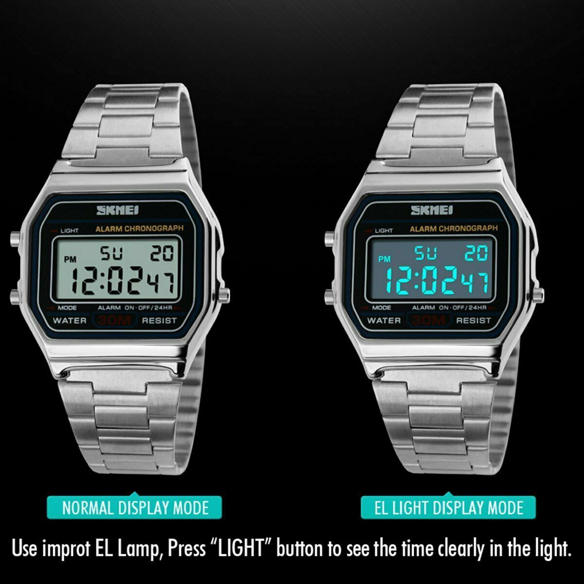 WATERPROOF MEN WOMEN BOYS GIRLS F-91W SPORT ALARM CLASSIC DIGITAL RETRO WATCH