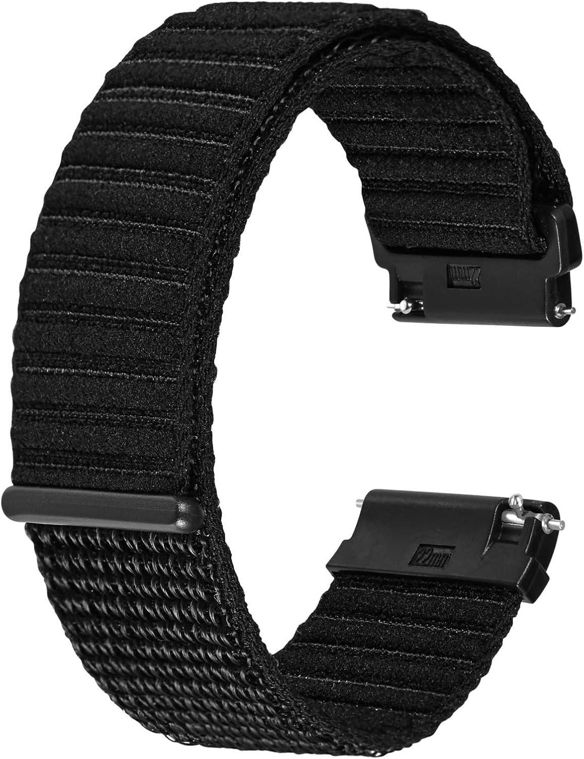 Nylon Watch Straps for Men and Women, Hook and Loop Nylon Bands, Quick Release,