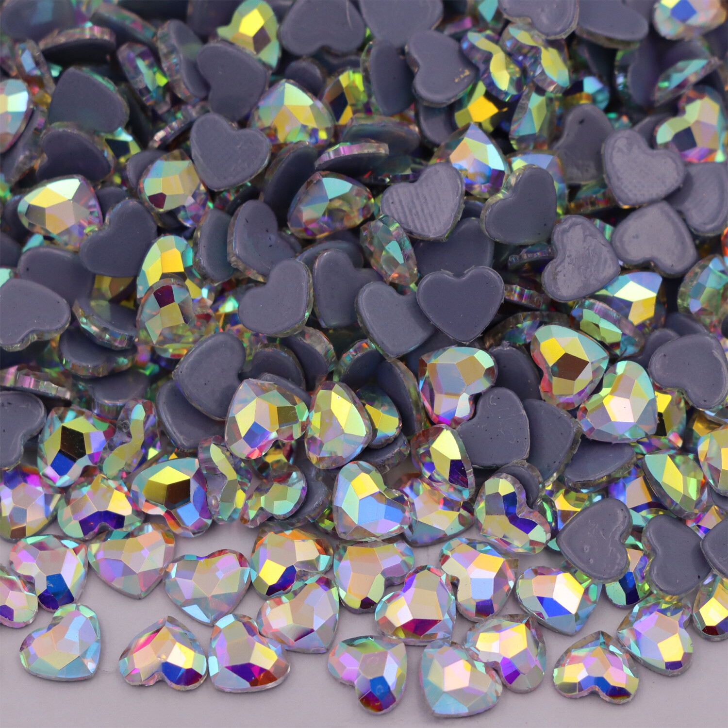 Special Shape Crystal AB Iron On Hotfix Rhinestones Hot Fix Flatback Stones Gem