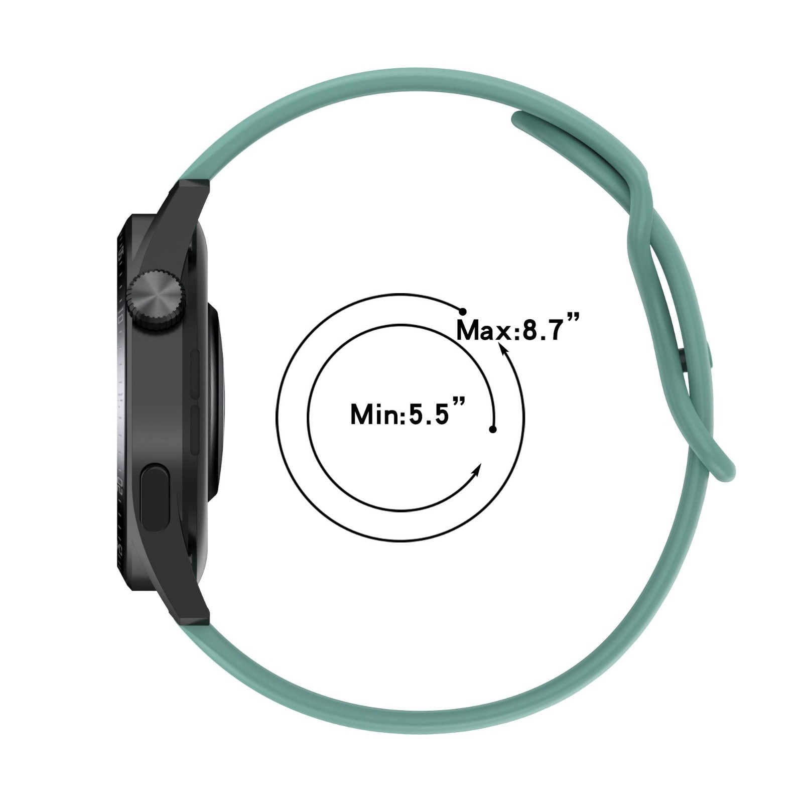 10 Pack Soft Colorful Silicone Bands for Amazfit Bip, T-Rex, GTR – Adjustable Sp