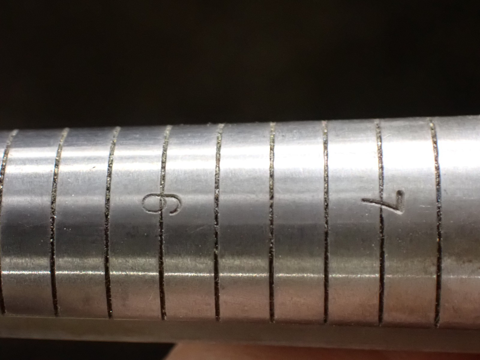 Vigor US Standard Jewelers Heavy Duty Ring Mandrel Grooved 1 to 8 VG Japan 6″