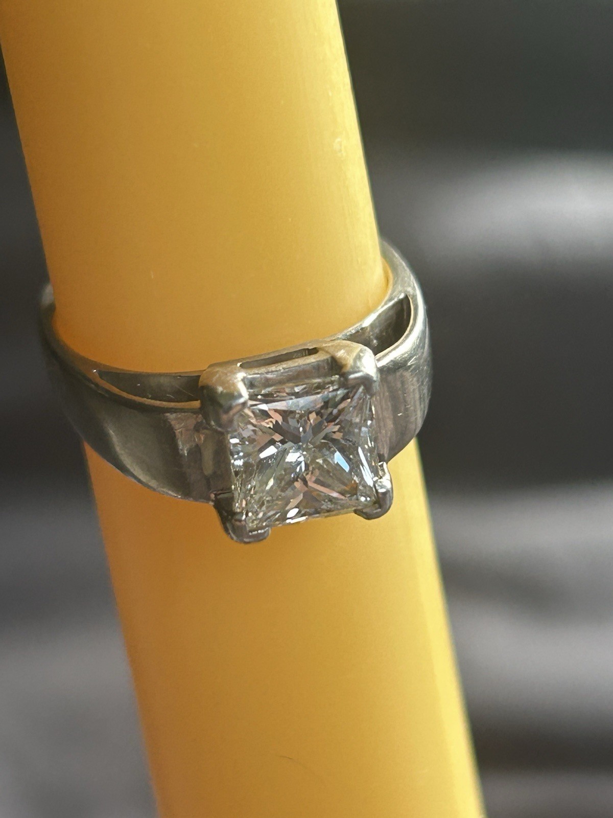Princess Cut Solitaire Engagement Ring