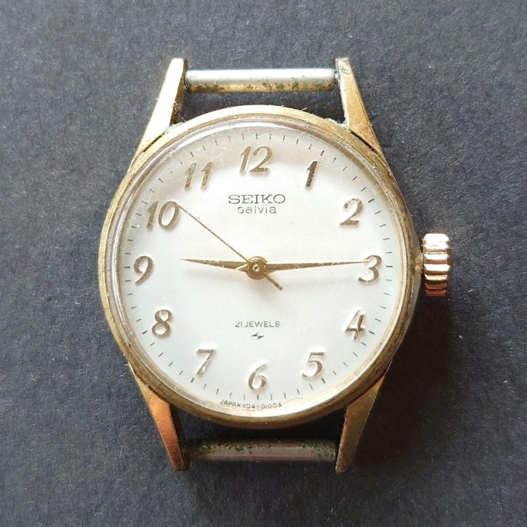 SEIKO Salvia 21 Jewels Ladies Hand-Winding Antique Watch