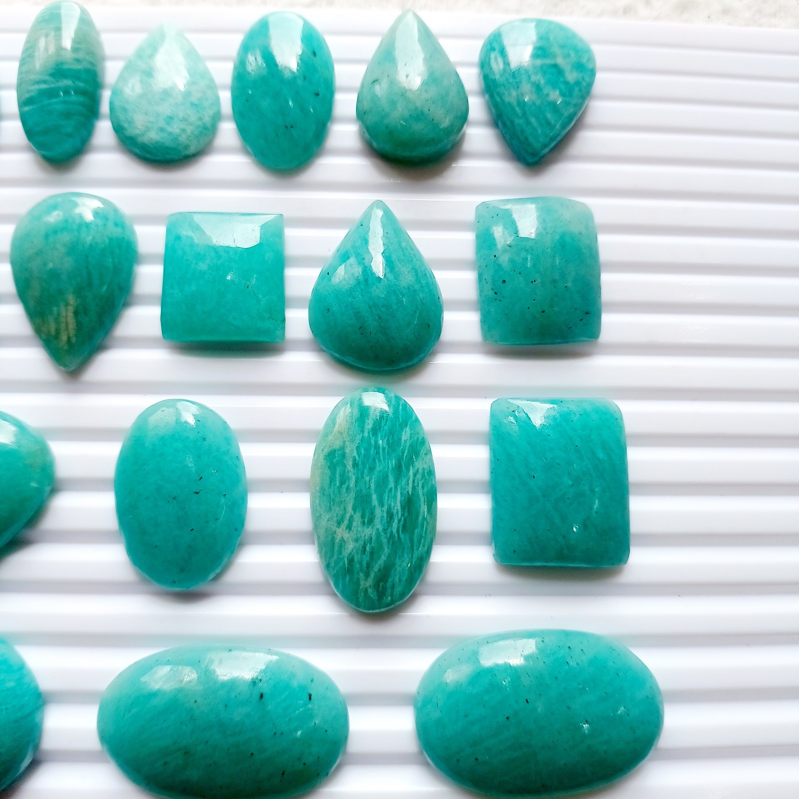 Amazonite Mix Shape Cabochon Loose Gemstone 706