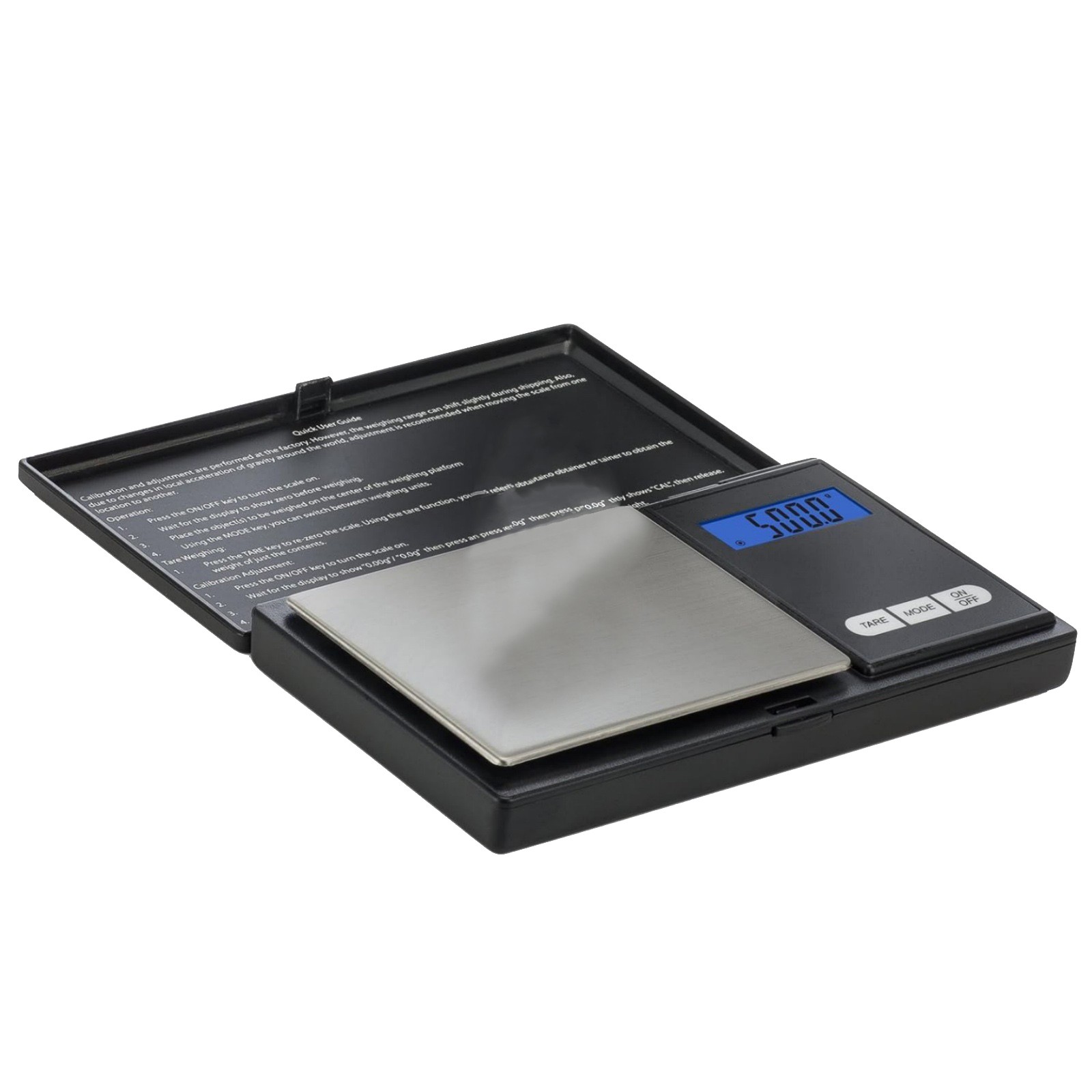 Digital Scale 1000g/0.1g Pocket Size with 6 Units Grams Ounces Grains Carats