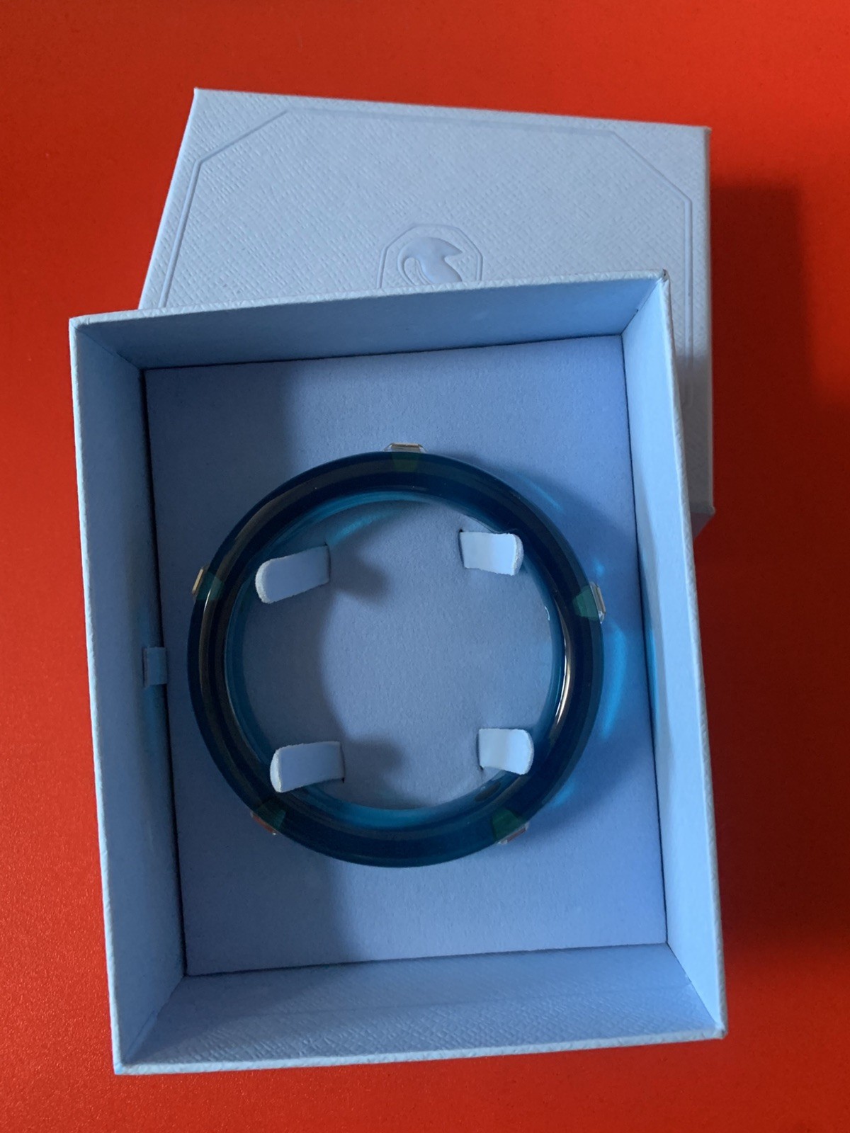 Swarovski Blue Dulcis Bangle Size M Medium Vibrant Crystal 5714390 NEW In Box💕