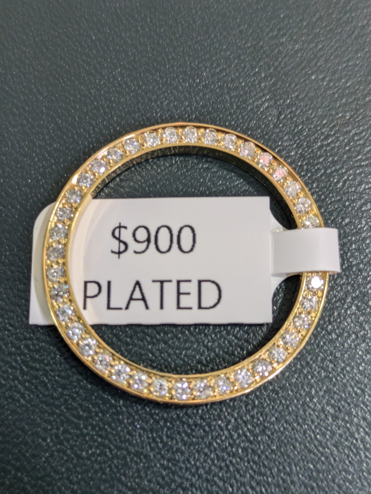 Custom SS PLATED Diamond Bezel for ROLEX Datejust Ladies 26mm 6917 69173 69178