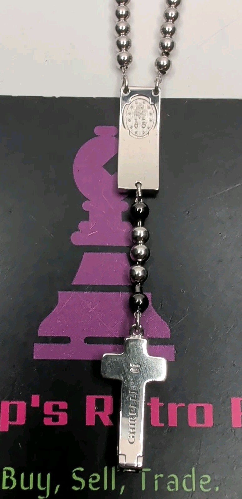 Ghirelli Rosalet – Sterling Silver Rosary Bracelet. 7.5 To 8 Inches