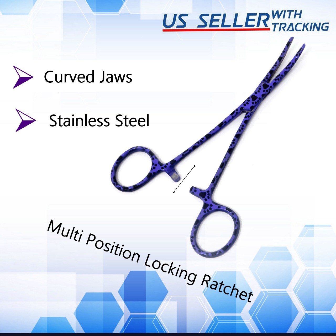 Hemostat Clamp Fully Serrated 5.5″ Stainless Steel Holding Forceps Jewelry Plier
