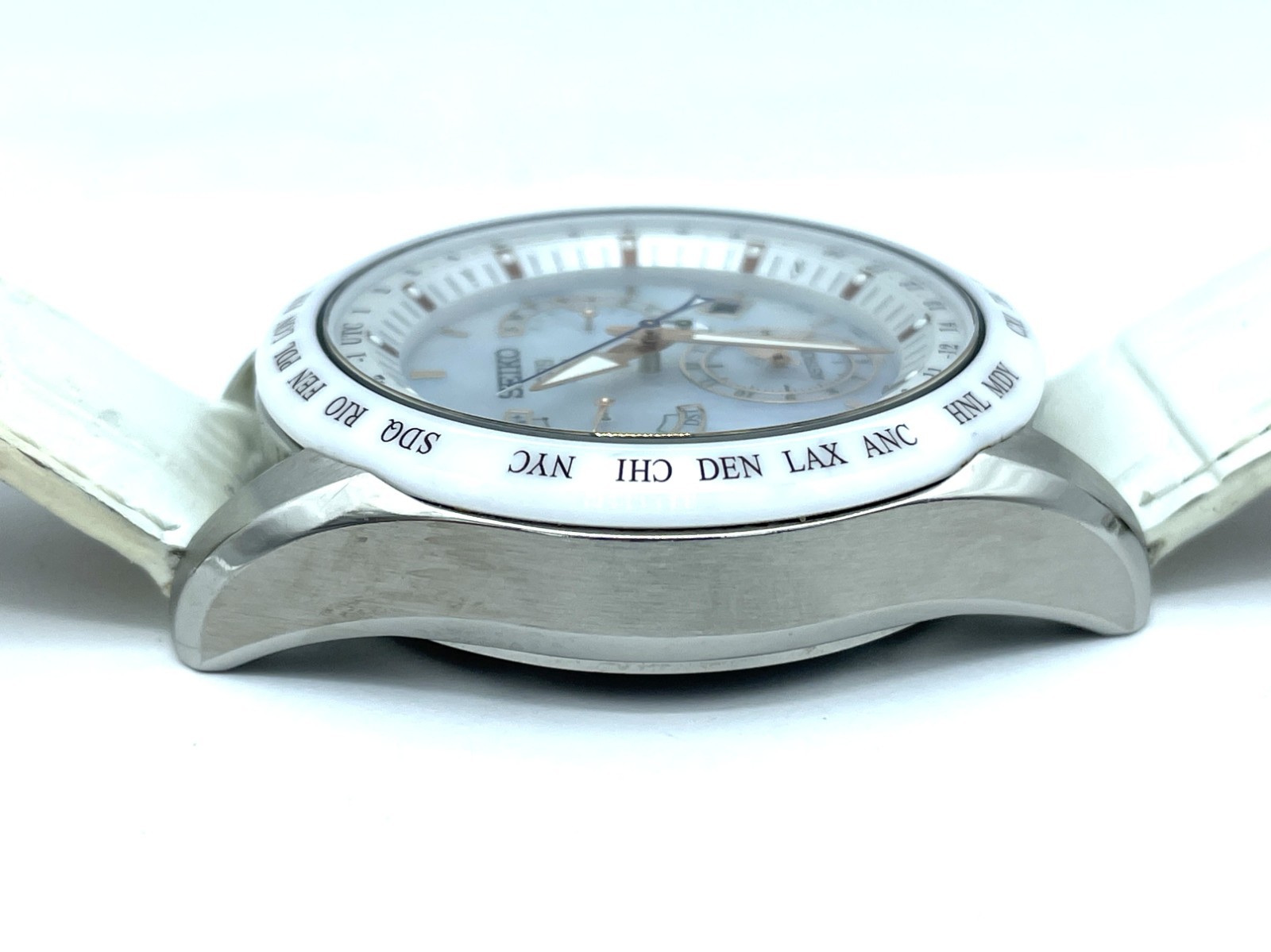 SEIKO ASTRON GPS Radio Wave Solar Men’s Watch Beautiful MOP Dial 8X53-0AJ0-2