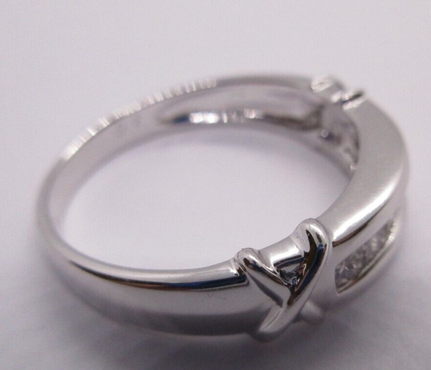 14K White Gold Diamond Wedding Band Diamond=1.00 Carats F-SI1 Value=$5,750