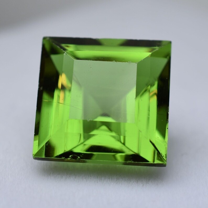 7.10 Ct Natural Alexandrite Square Cut Certified Jewelry Making Stone