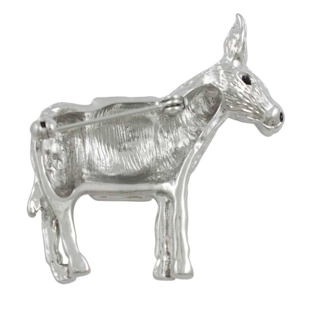 Red White Blue Patriotic Donkey Brooch Pin – PRA640